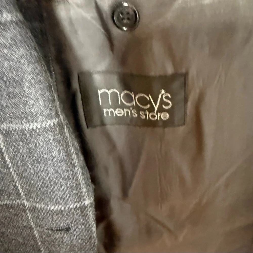 Lauren Ralph Lauren Gray Plaid Blazer - Picture 9 of 14